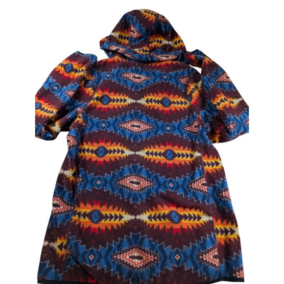 DRAVUS 1/4 Snap Fleece Aztec/Western Pullover Hoodie Men’s Size Small - Picture 2 of 8